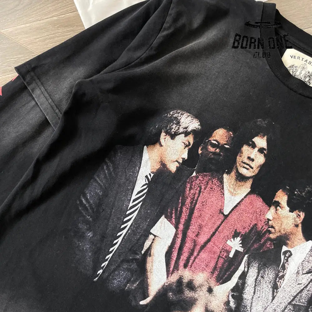 Camiseta de manga longa vertabrae jesus