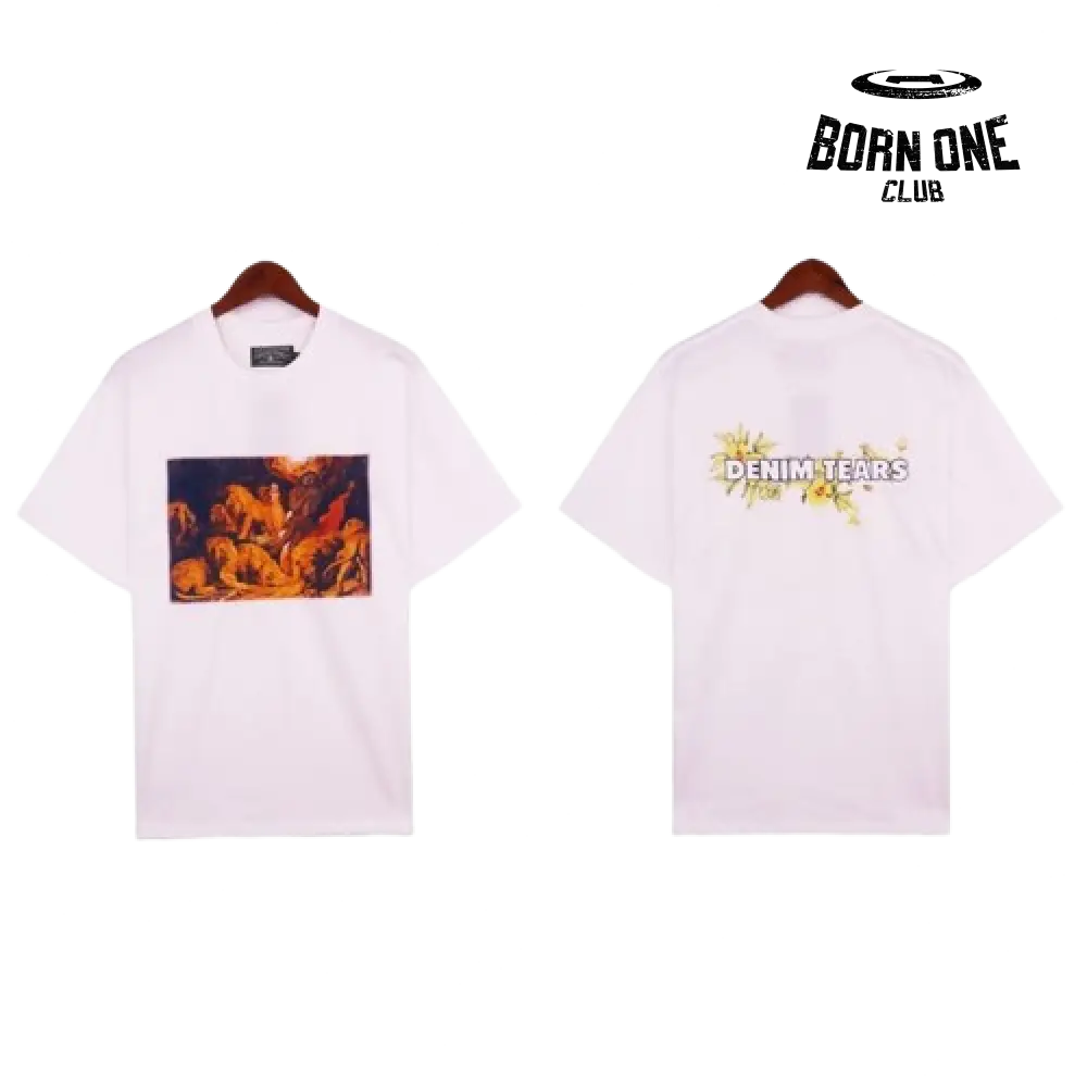 Camiseta Denim Tears Logo Branco Camiseta