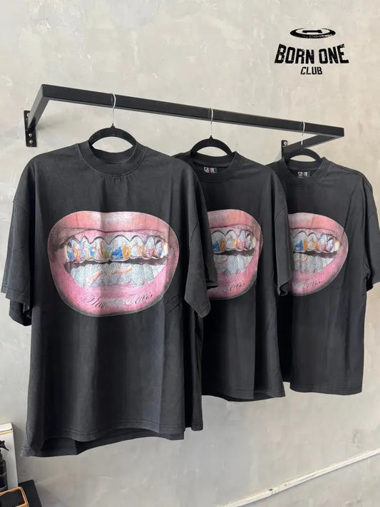 Camiseta Grillz preta (Pronta Entrega)