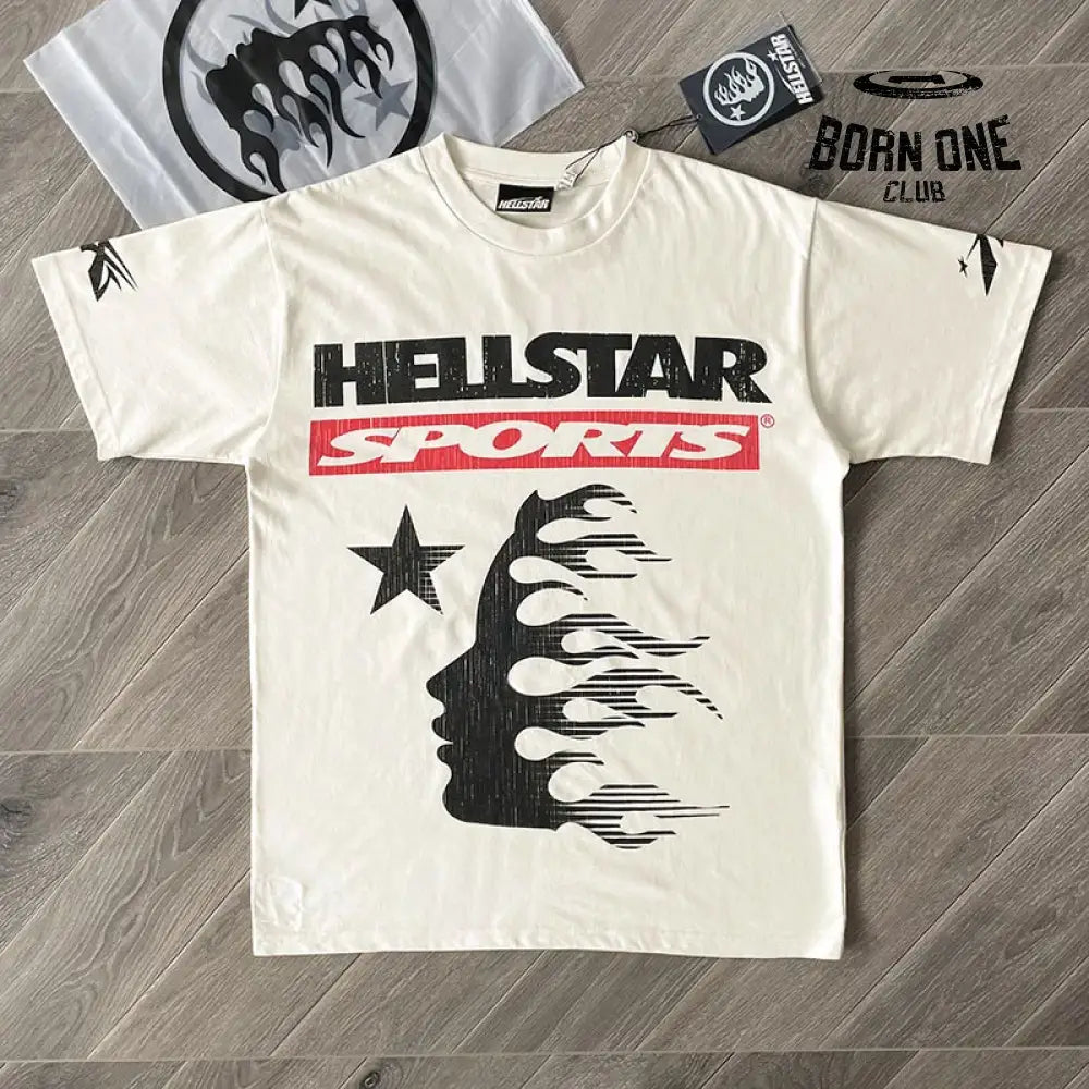 Camiseta Hellstar Bege / S