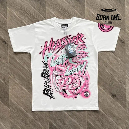 Camiseta Hellstar Branco / M