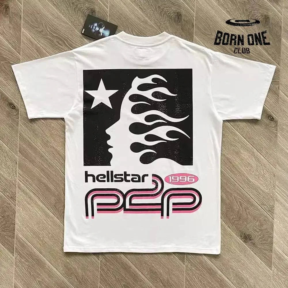 Camiseta Hellstar Branco / XL