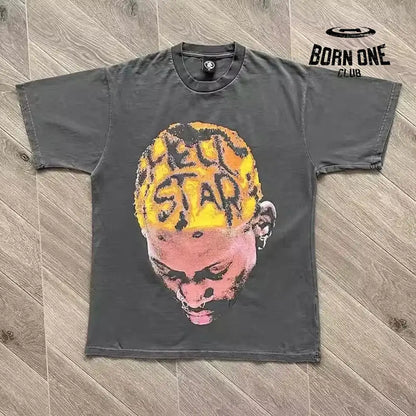 Camiseta Hellstar cabelo vermelho / S
