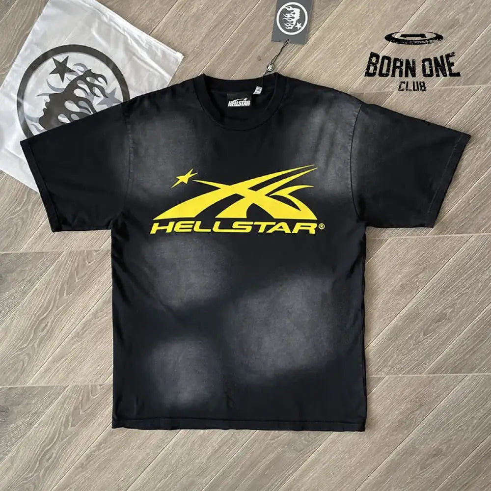 Camiseta Hellstar preto roxo / L