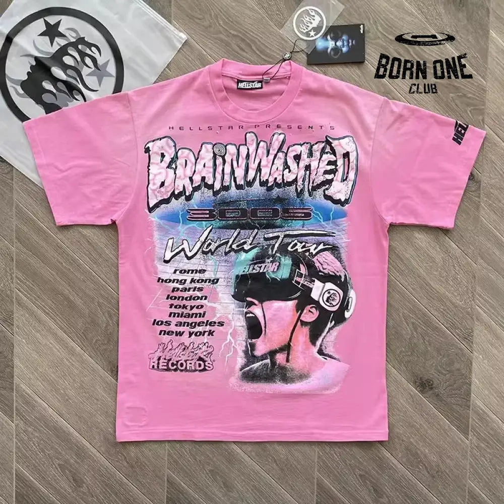 Camiseta Hellstar Rosa / S