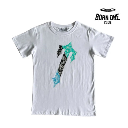 Camiseta Irongate Palsley Tee Trapstar Tracksuits P / Branco