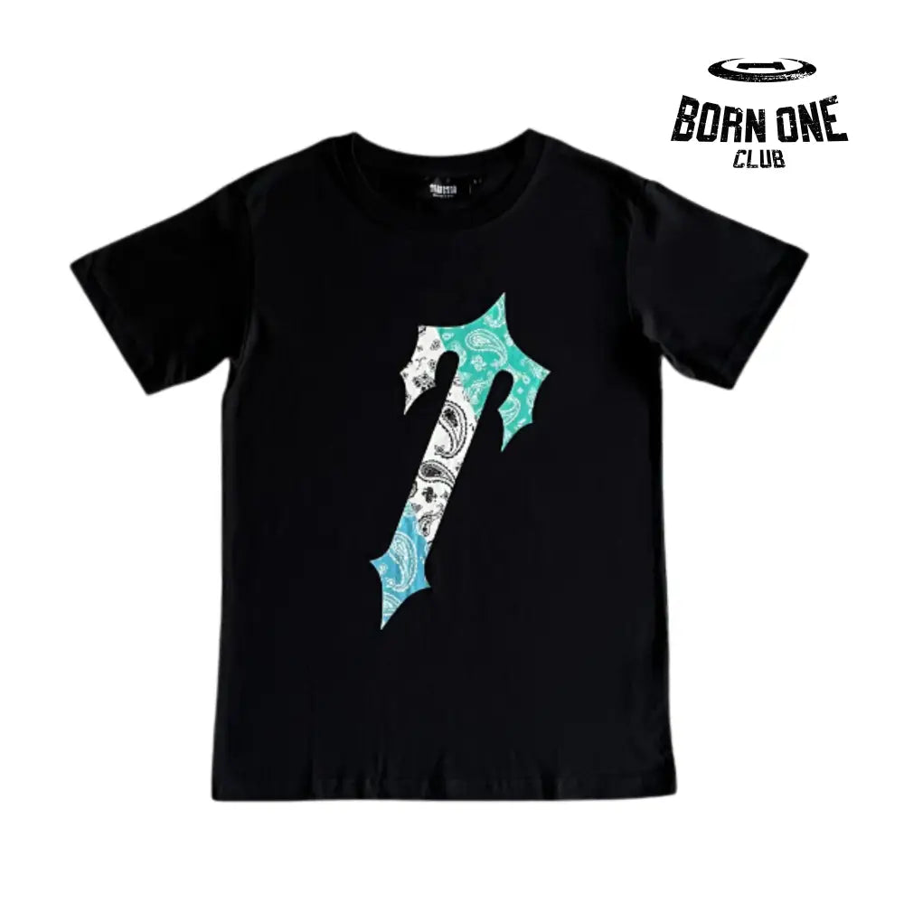 Camiseta Irongate Palsley Tee Trapstar Tracksuits P / Preto