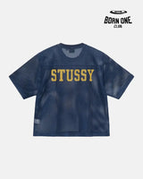 Camiseta Jersey Stussy Team 80 Boxy Fit Blue