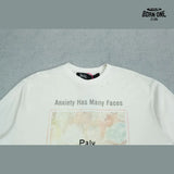 Camiseta Paly Hollywood Anxiety Has Many Faces Tee Cream