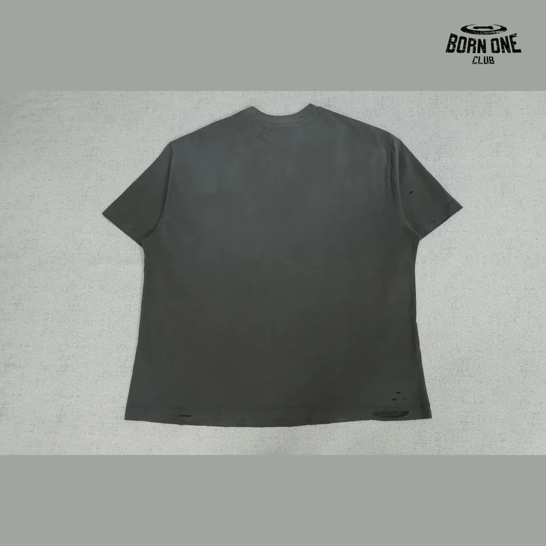 Camiseta Paly Hollywood Big Star Collage Tee Charcoal