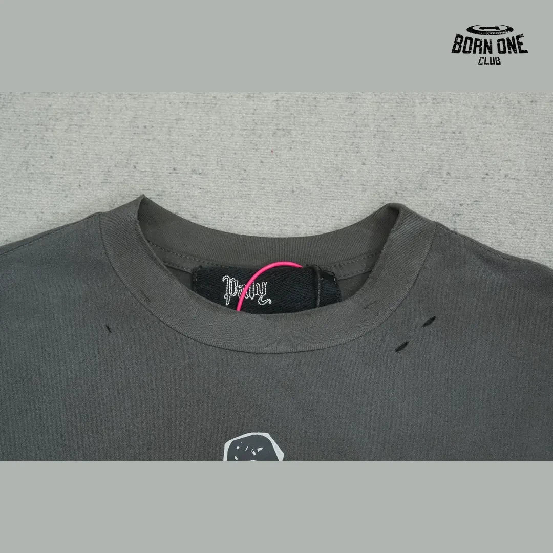 Camiseta Paly Hollywood Big Star Collage Tee Charcoal