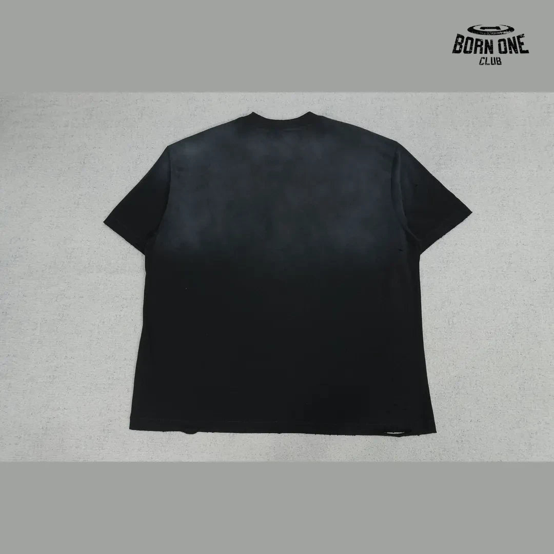 Camiseta Paly Hollywood Cry For Me Washed Tee Black