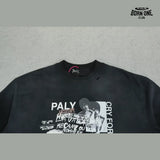 Camiseta Paly Hollywood Cry For Me Washed Tee Black