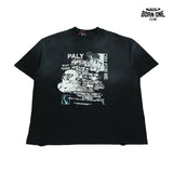 Camiseta Paly Hollywood Cry For Me Washed Tee Black