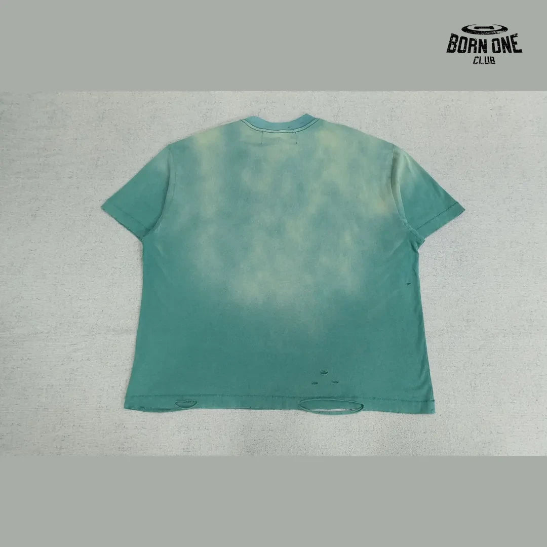 Camiseta Paly Hollywood Fantasy Logo Washed Tee Green