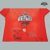 Camiseta Paly Hollywood Graphic Washed Tee Red
