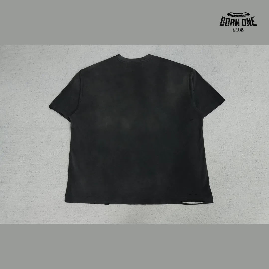 Camiseta Paly Hollywood Halo Portrait Pocket Tee Black