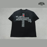 Camiseta Paly Hollywood I Love Hollywood Cross Tee Black