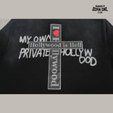 Camiseta Paly Hollywood I Love Hollywood Cross Tee Black