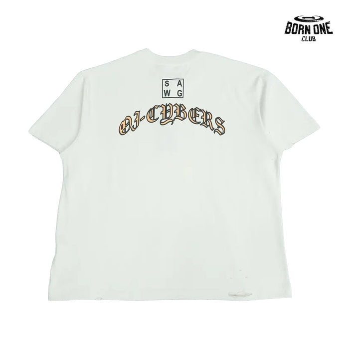 Camiseta Paly Hollywood OJ Cybers Graphic Tee Cream