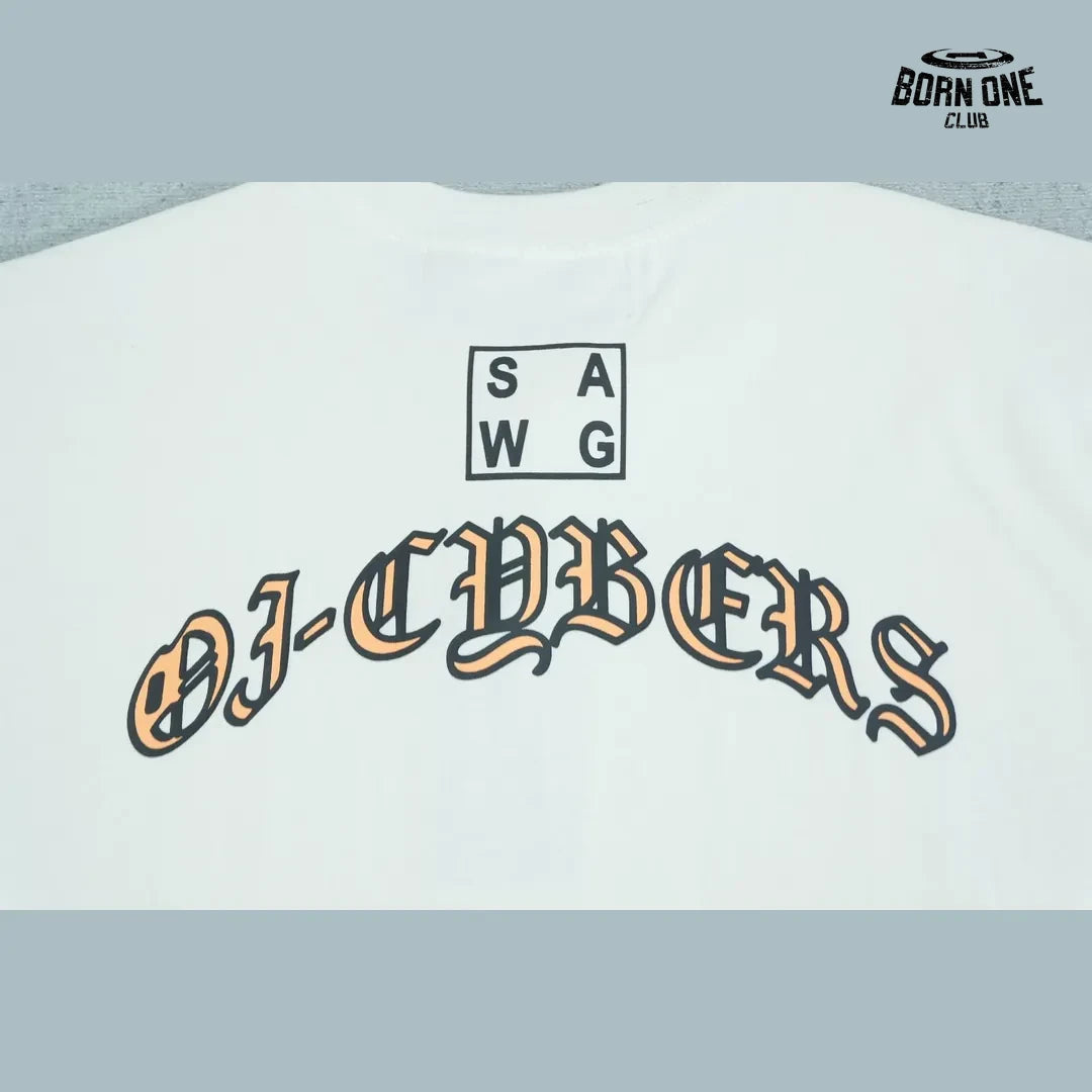 Camiseta Paly Hollywood OJ Cybers Graphic Tee Cream