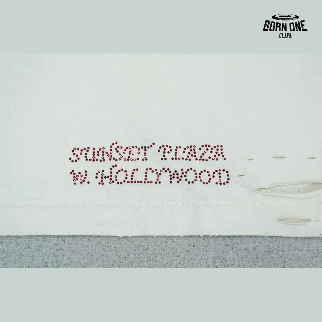 Camiseta Paly Hollywood Sunset Boulevard Tee Cream