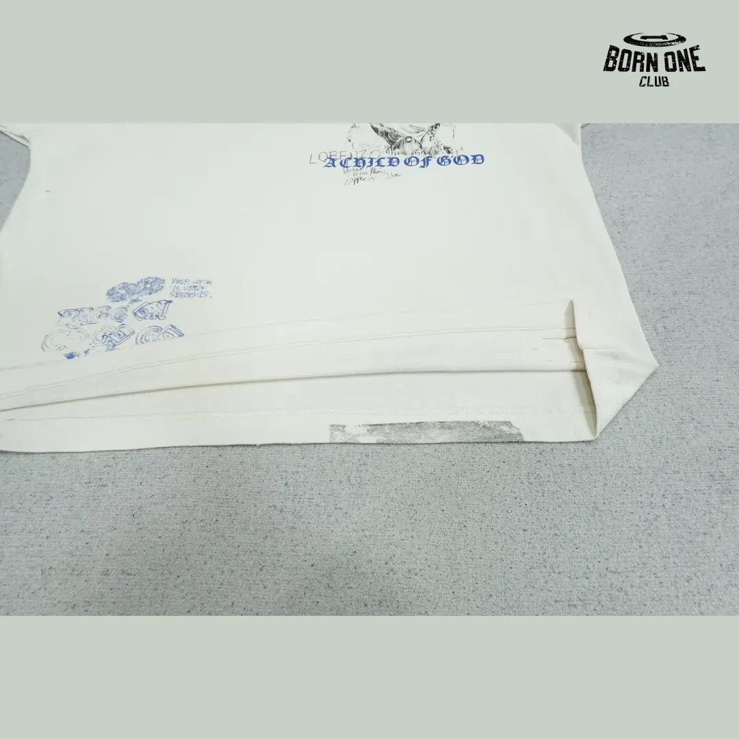 Camiseta Paly Hollywood Sunset Boulevard Tee Cream