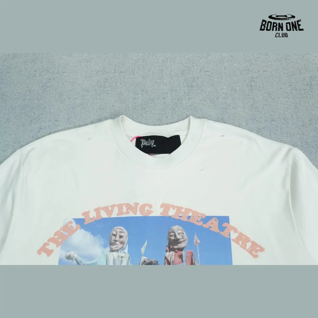 Camiseta Paly Hollywood The Living Theatre Tee Cream