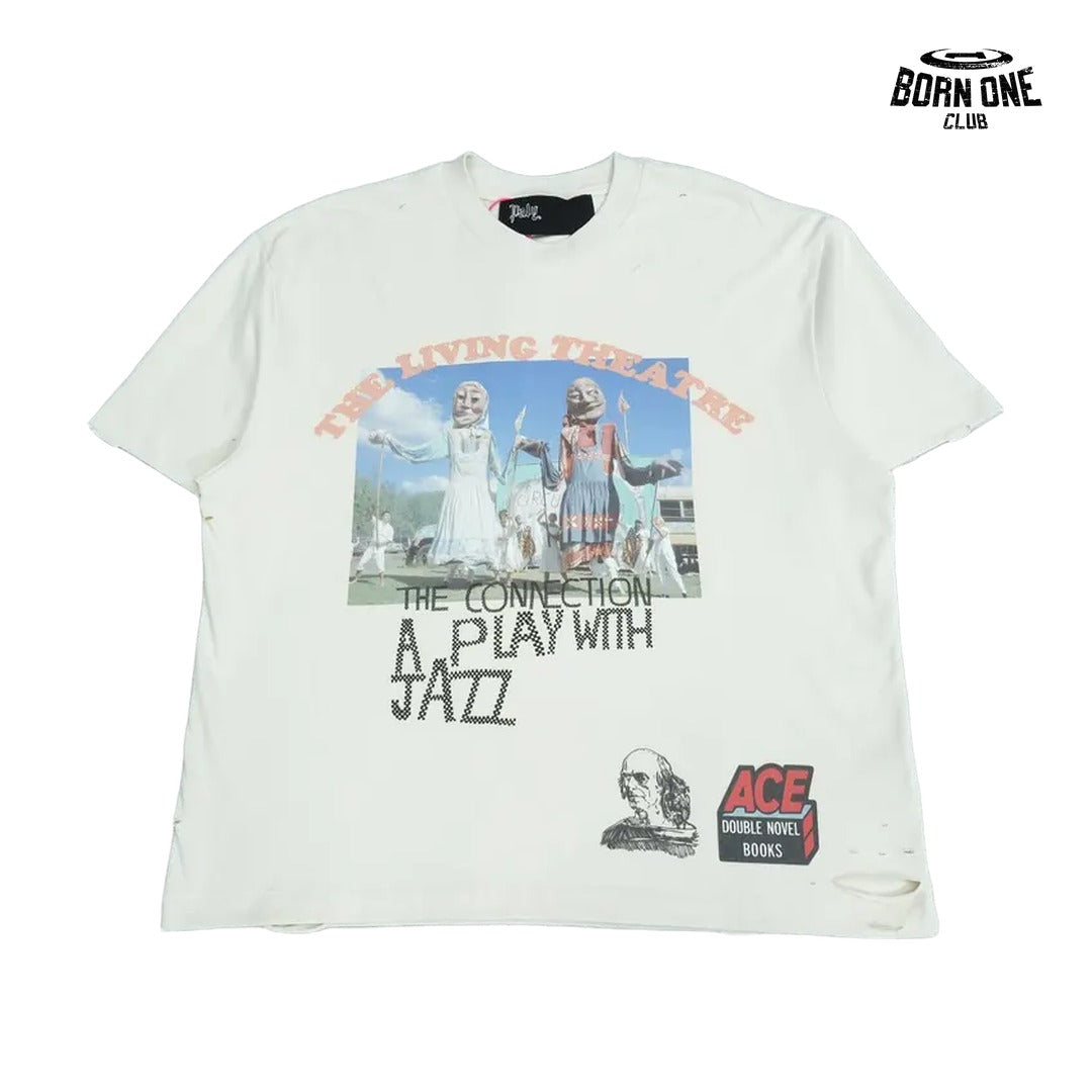 Camiseta Paly Hollywood The Living Theatre Tee Cream