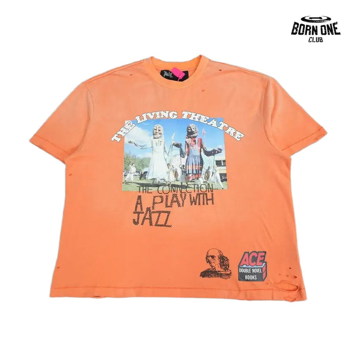 Camiseta Paly Hollywood The Living Theatre Tee Orange