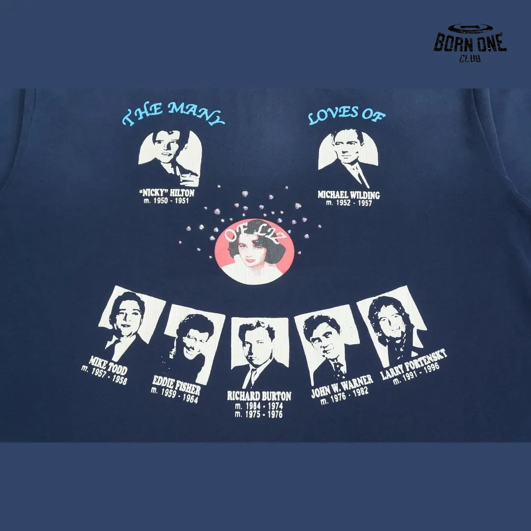 Camiseta Paly Hollywood The Many Loves Tee Navy