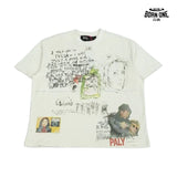 Camiseta Paly Hollywood Tulsa Sketch Tee Cream