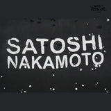 Camiseta Regata Satoshi Nakamoto Paint Splatter Sleeveless Tee Black