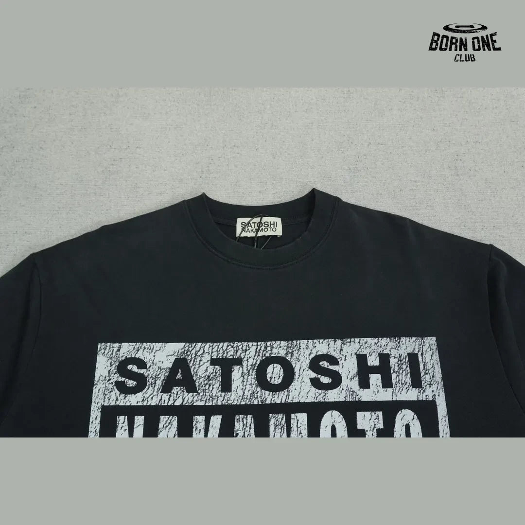 Camiseta Satoshi Nakamoto Explicit Codex Tee Black