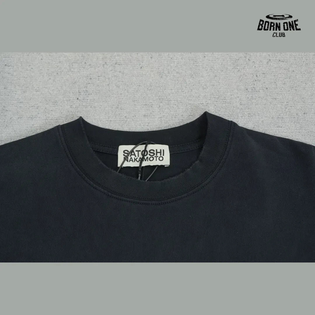Camiseta Satoshi Nakamoto Explicit Codex Tee Black