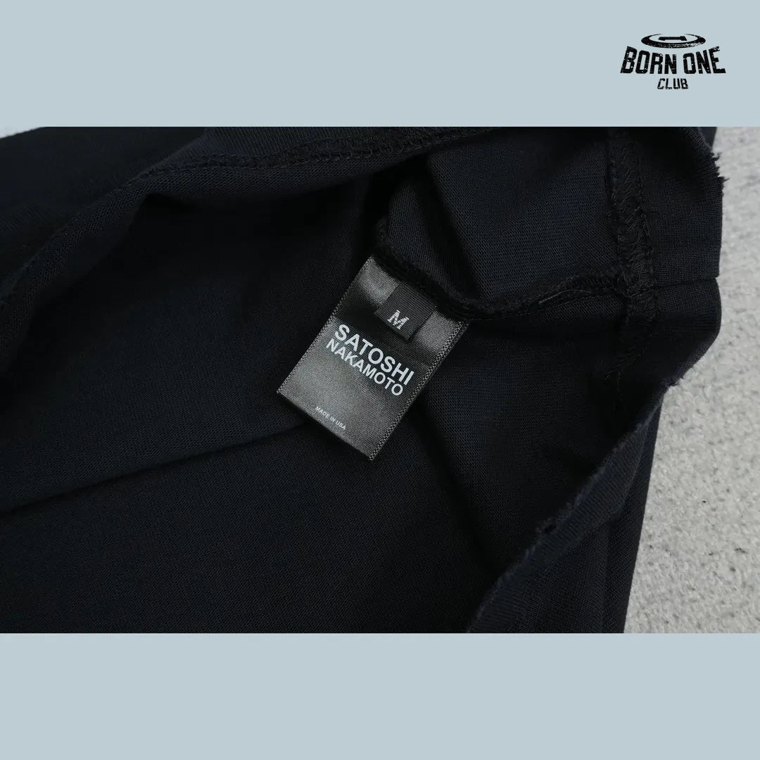 Camiseta Satoshi Nakamoto Explicit Codex Tee Black