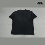 Camiseta Satoshi Nakamoto Green Hands Rhinestone Tee Black