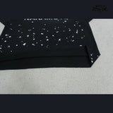 Camiseta Satoshi Nakamoto Paint Splatter Distressed Tee Black