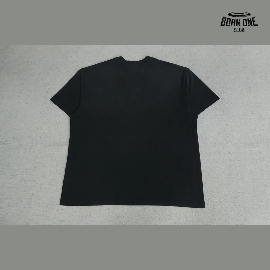 Camiseta Satoshi Nakamoto Rhinestone Logo Tee Black