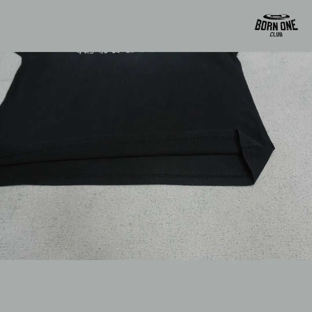 Camiseta Satoshi Nakamoto Rhinestone Logo Tee Black