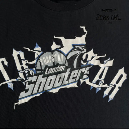 Camiseta Shooters Breakthrough Tee-Black Trapstar Tracksuits