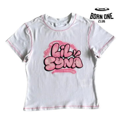 Camiseta Syna Feminina Lil Tee Pequeno (P) / Branco