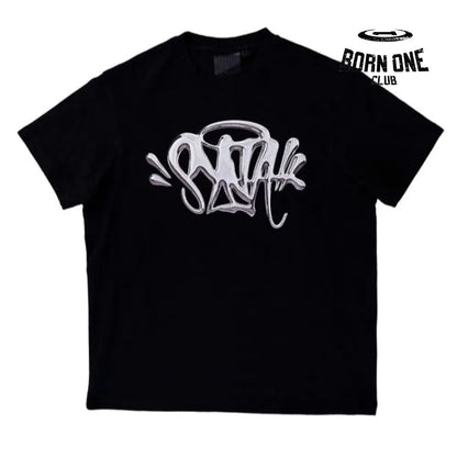 Camiseta Synaworld ’Syna Logo’ Tee Black/Silver