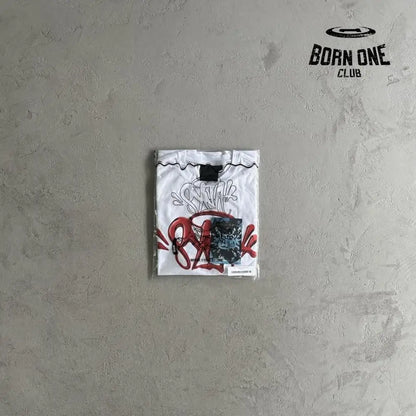 Camiseta Synaworld ’Syna Logo’ White/Red