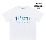Camiseta Trapstar Blue Fire Pequeno (P) / Branco