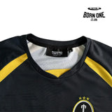 Camiseta Trapstar Football Black & Yellow & Green