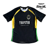 Camiseta Trapstar Football Black & Yellow & Green P