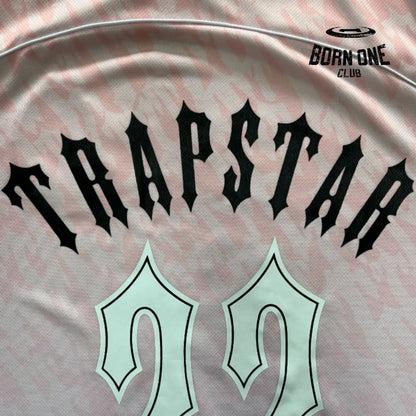 Camiseta Trapstar Football Dusty Pink
