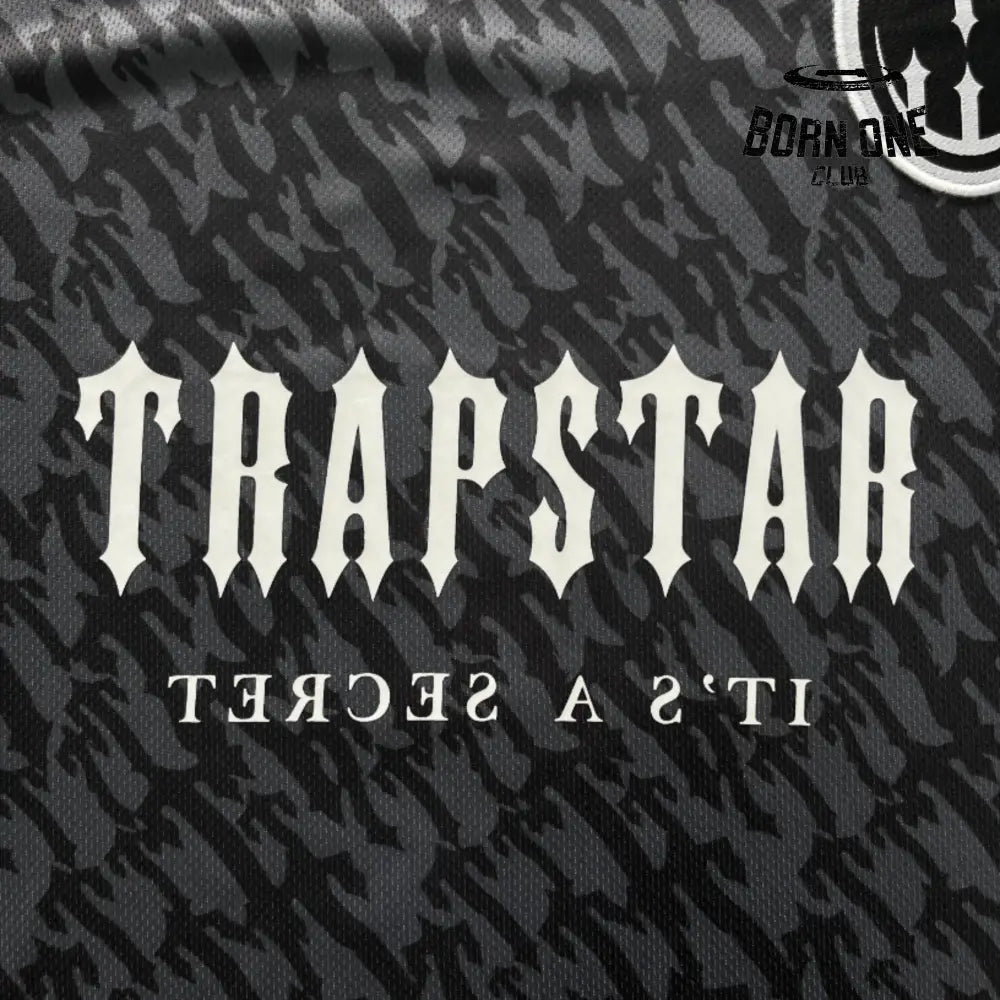 Camiseta Trapstar Football Grey & Red