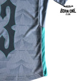 Camiseta Trapstar Football Grey & Sea Blue